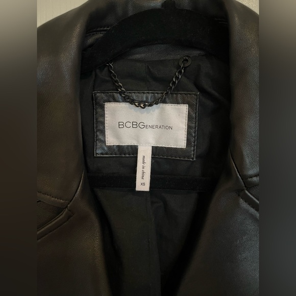 BCBGeneration Genuine Leather Moto Jacket - Picture 5 of 6